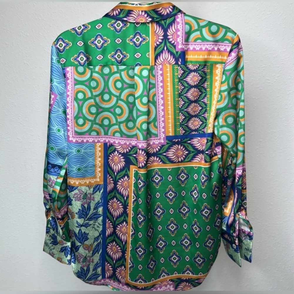 Rachel Zoe Multicolor Floral Shirt